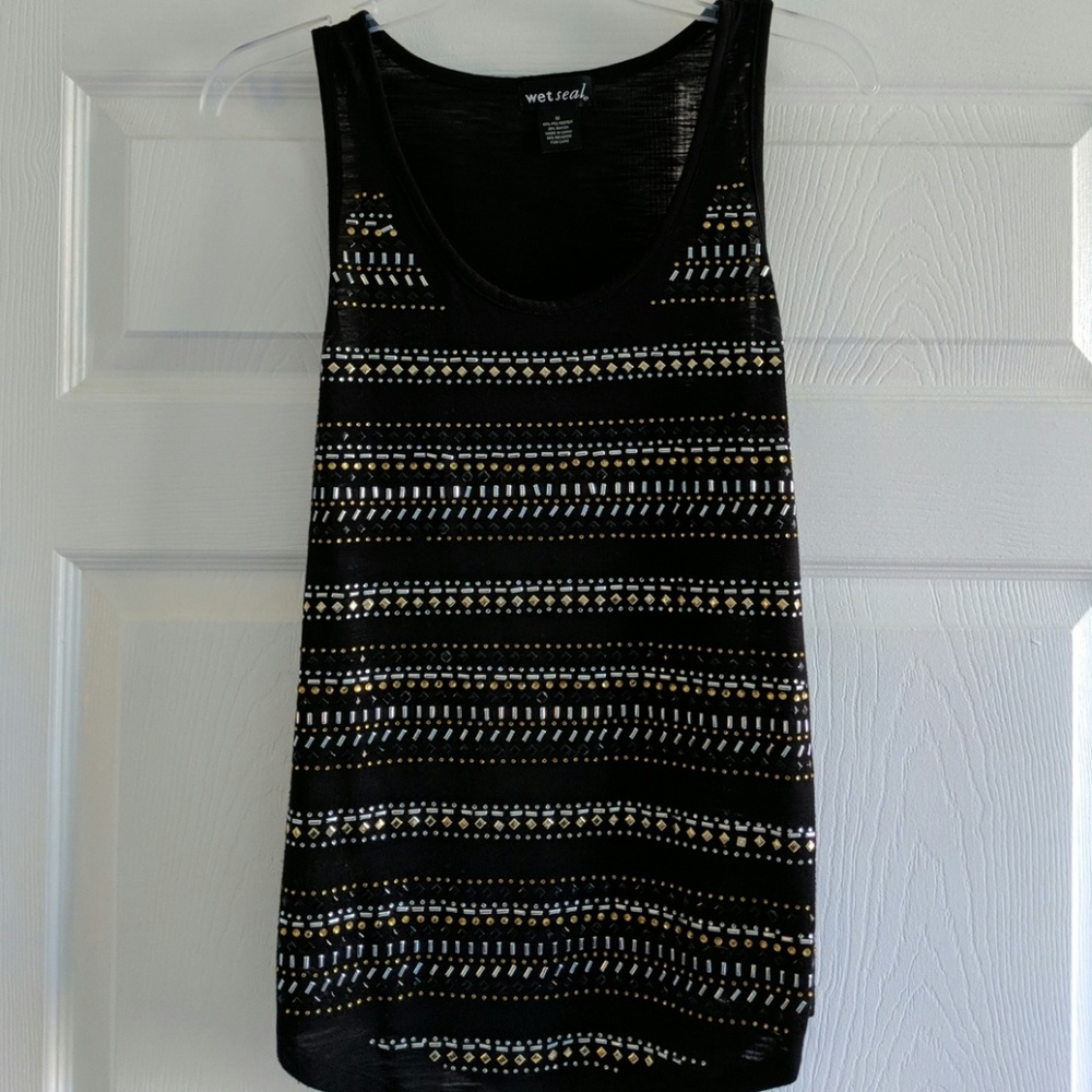 Beaded Tank Top